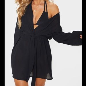 PrettyLittleThing Crinkle Kimono